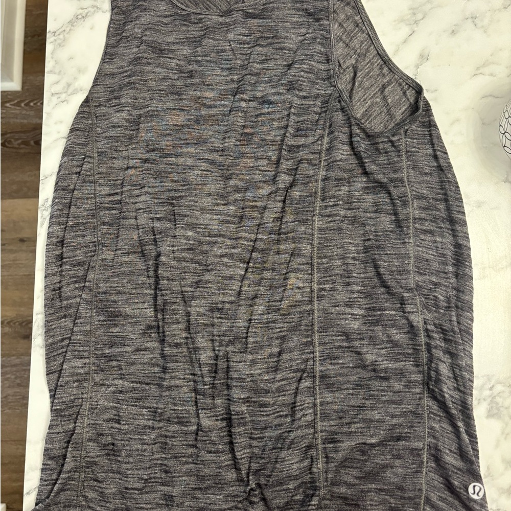 lululemon athletica Gray Tank Top